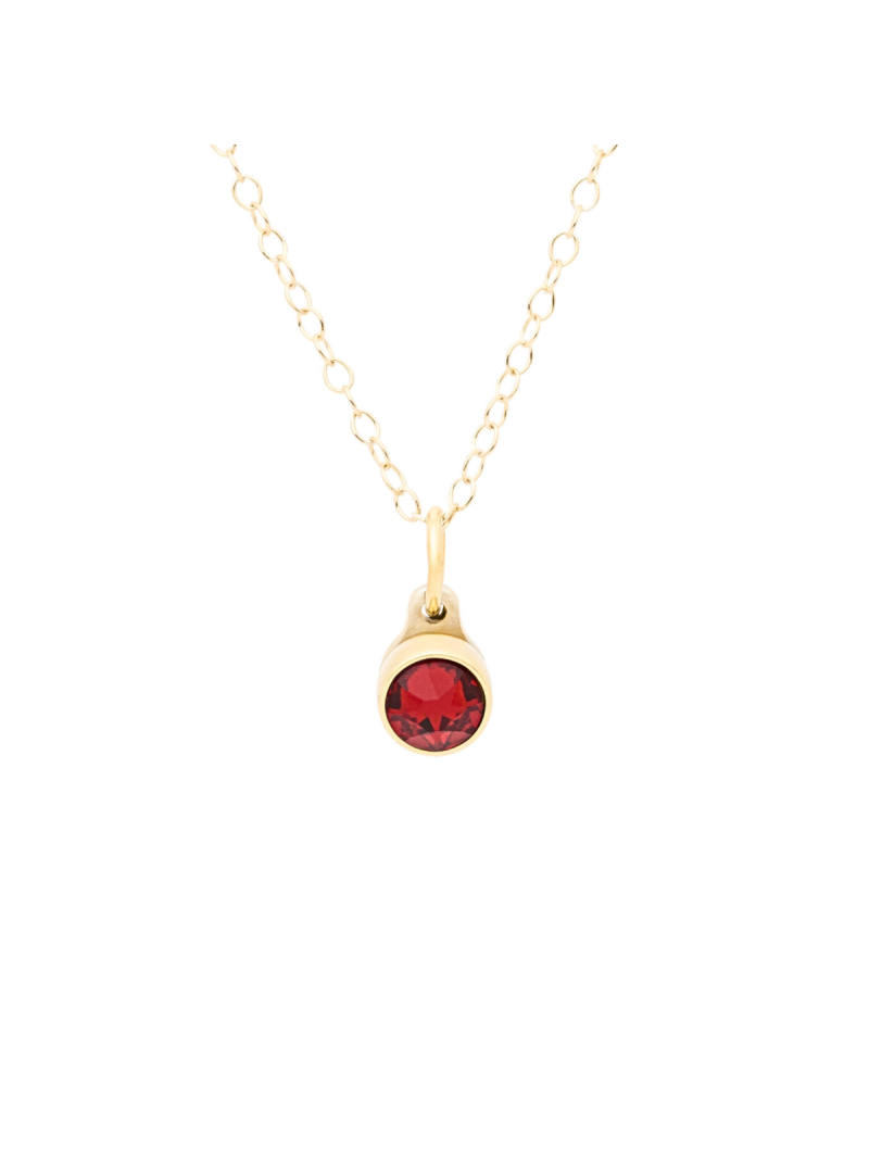 Januari granaat verguld