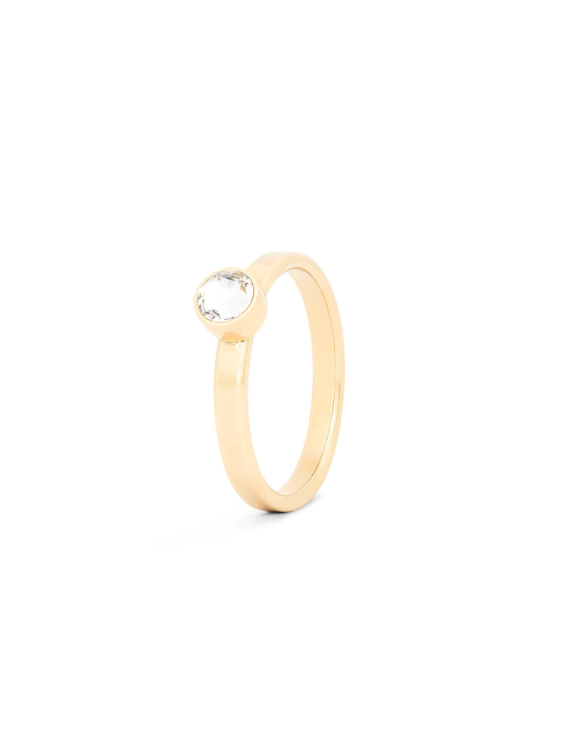 April diamant verguld