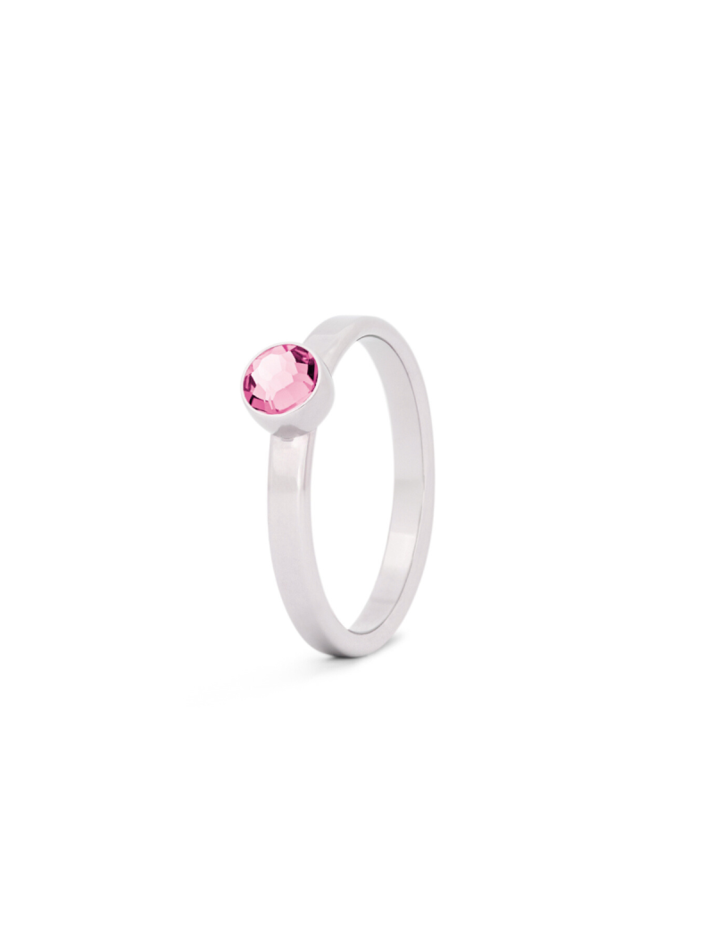 Oktober roze toermalijn staal