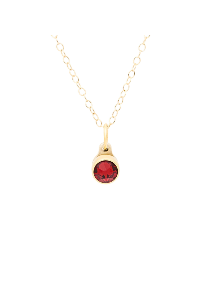 Januari granaat verguld