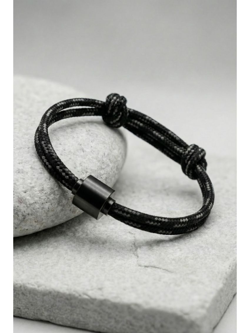 Jubilee herenarmband black edition