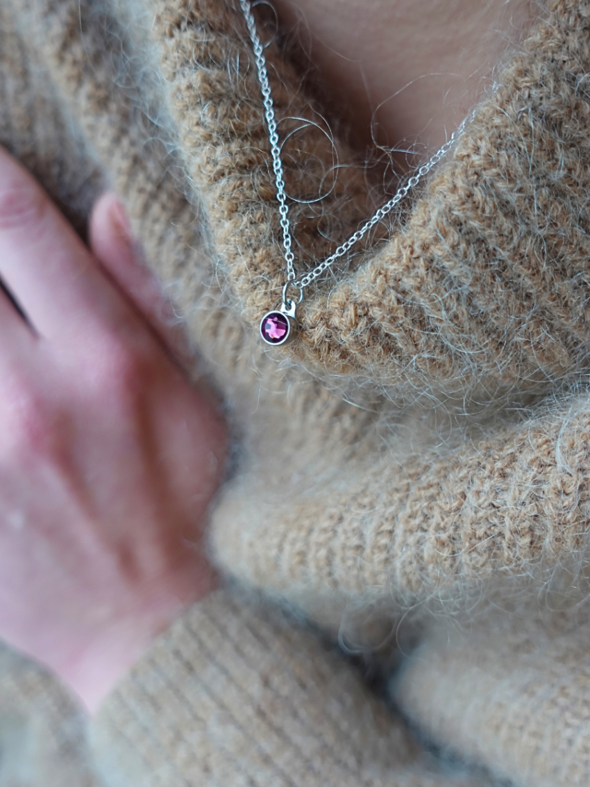 Februari amethist staal