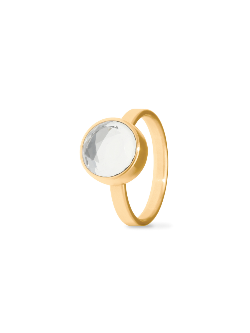 Kristal facet verguld