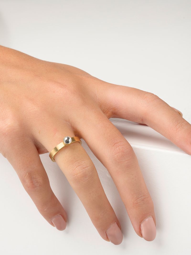 April diamant verguld