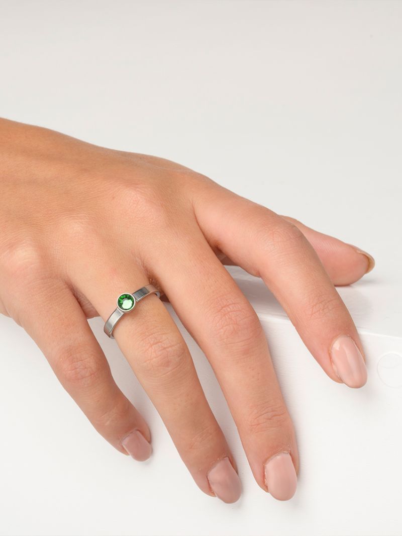 Augustus groene peridoot staal